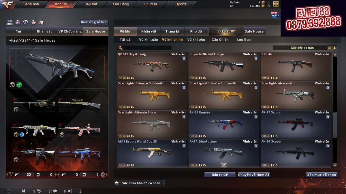shop acc cf uy tin gia re